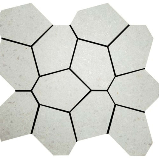 Alaska in Glacier Mosaic 13"x15" Polygon Tile