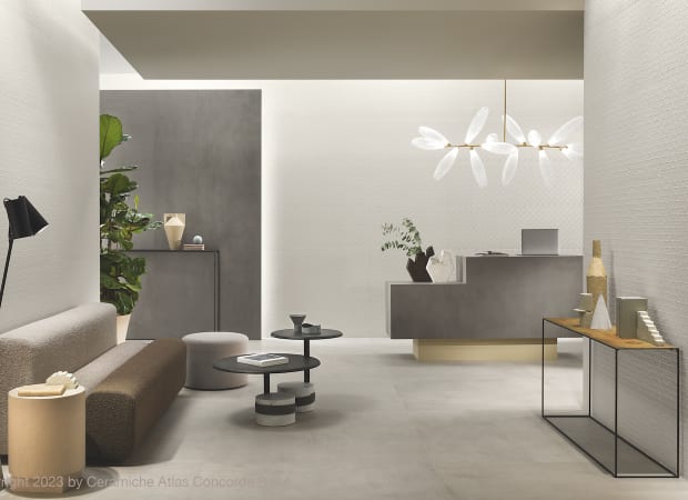 3D Wall Plaster in Origami White