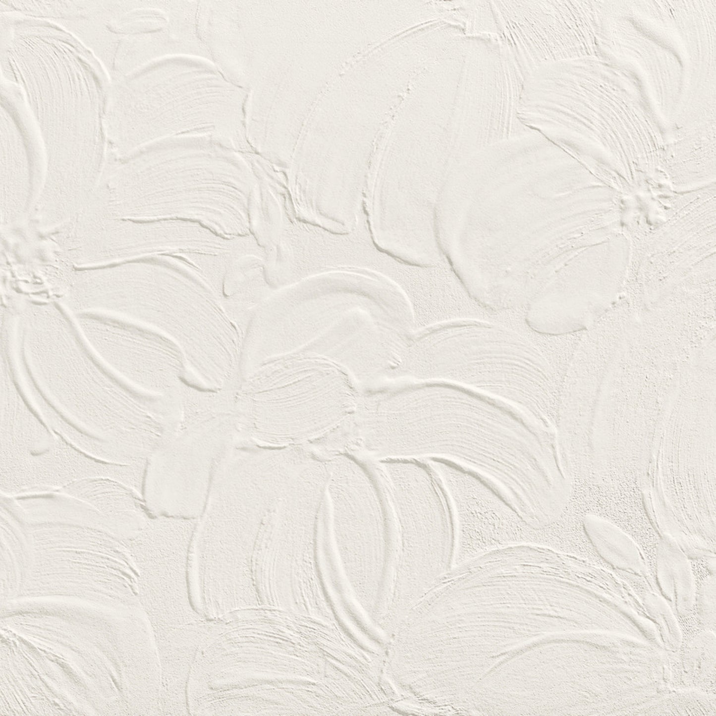 3D Wall Plaster in Bloom White Tile