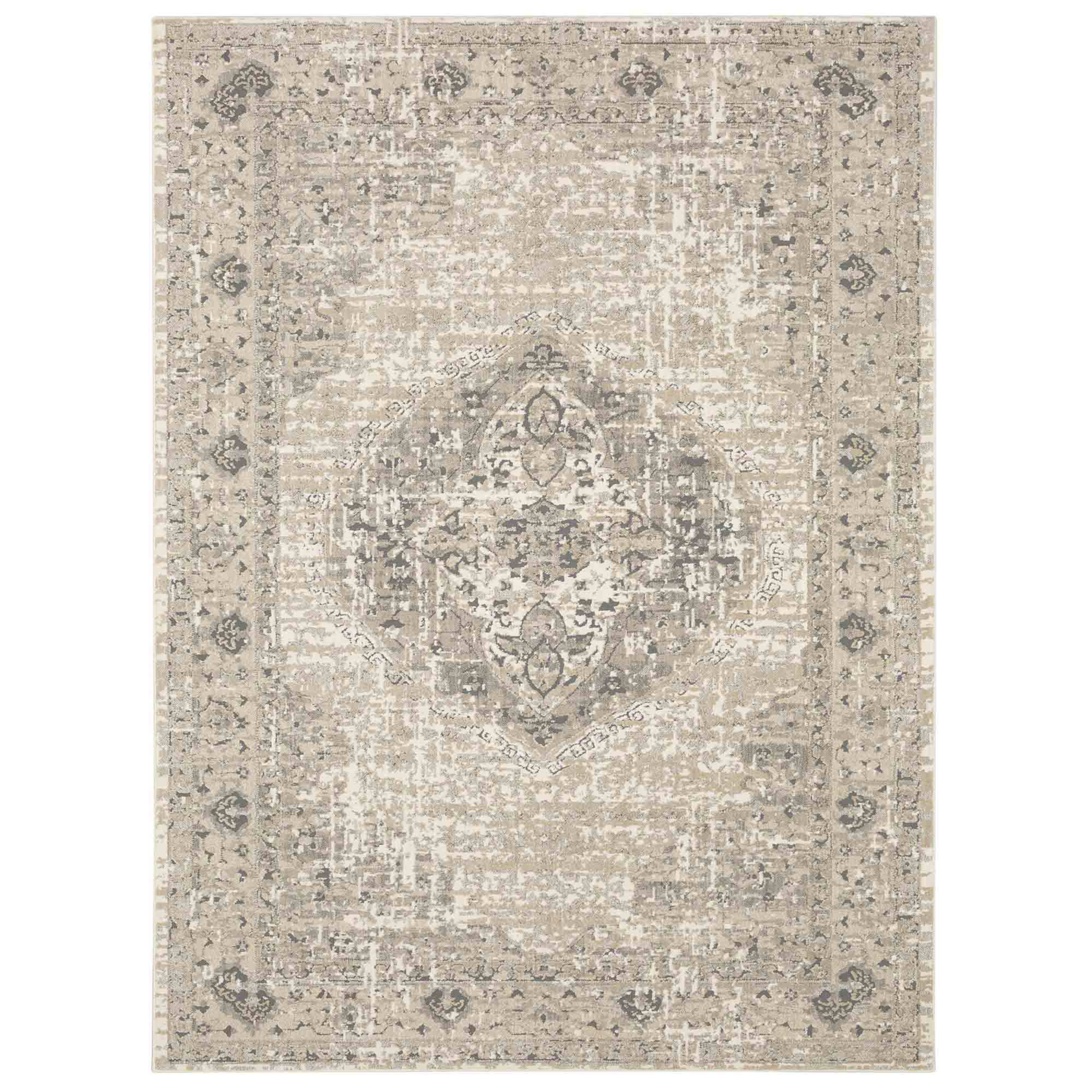 Acropolis Alabaster in Alabaster 8'X10' Area Rugs