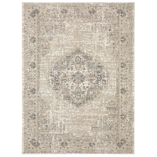 Acropolis Alabaster in Alabaster 8'X10' Area Rugs