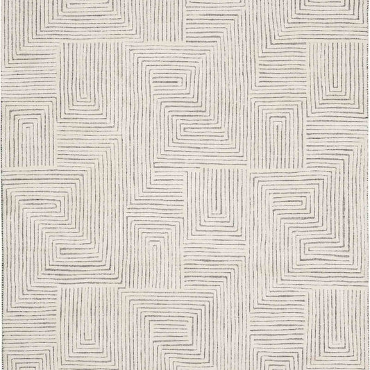 Algiers Black/White in Black/White 9'X12' Area Rugs