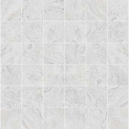 Antalya in White/Natural _ 12 X 12 Tile