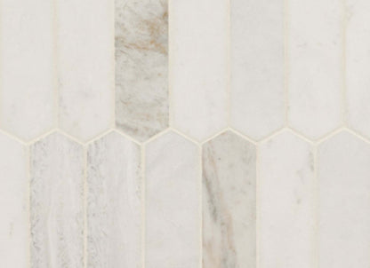 Arabescato Venato White in Arabescato Venato White Picket Honed