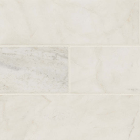 Arabescato Venato White in Arabescato Venato White Tile 4x12 Natural Stone
