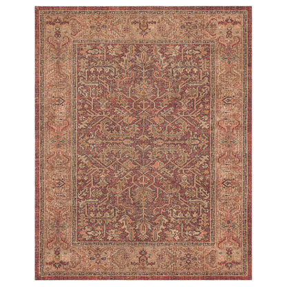 Athi River Red in Red 8'X10' Area Rugs