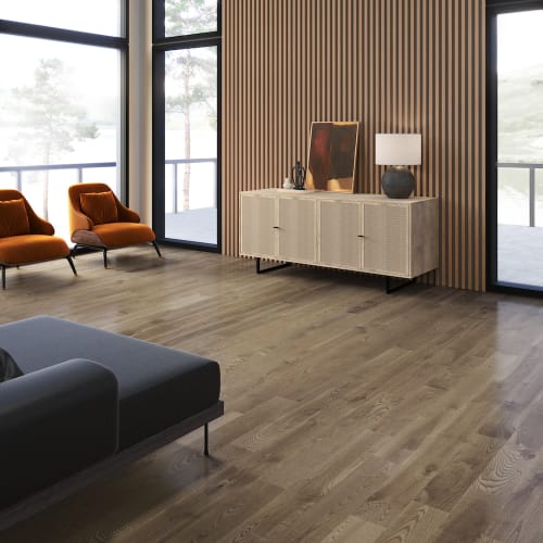 Atmosphere Collection - Brushed White Ash Engineered 3/4 in Breeze 5