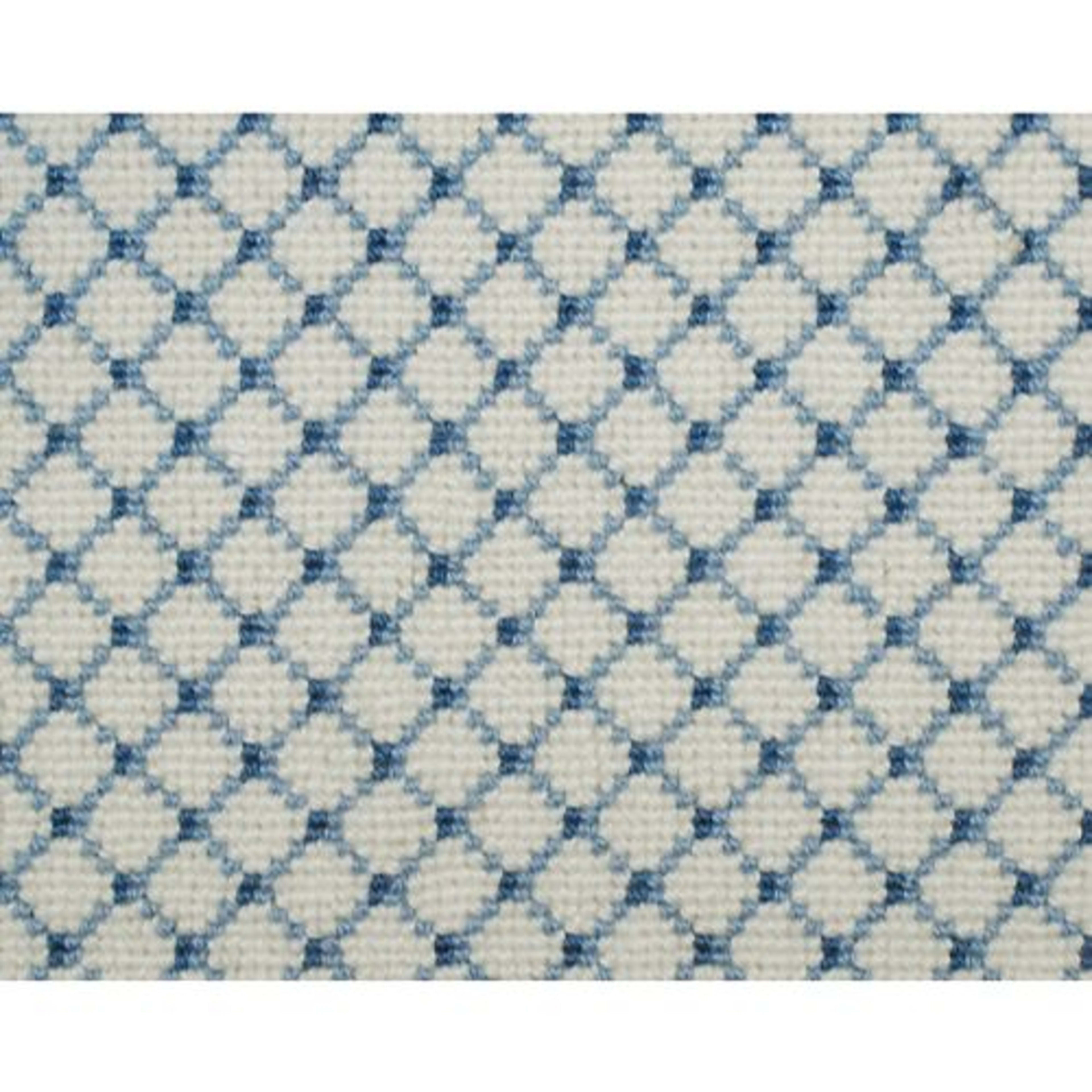 Dunhill in Blue/Blue/White Carpet