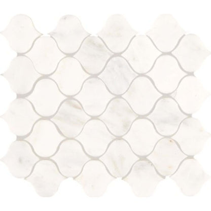 Marble Collection in First Snow Elegance 11 X12 Baroque Natural Stone