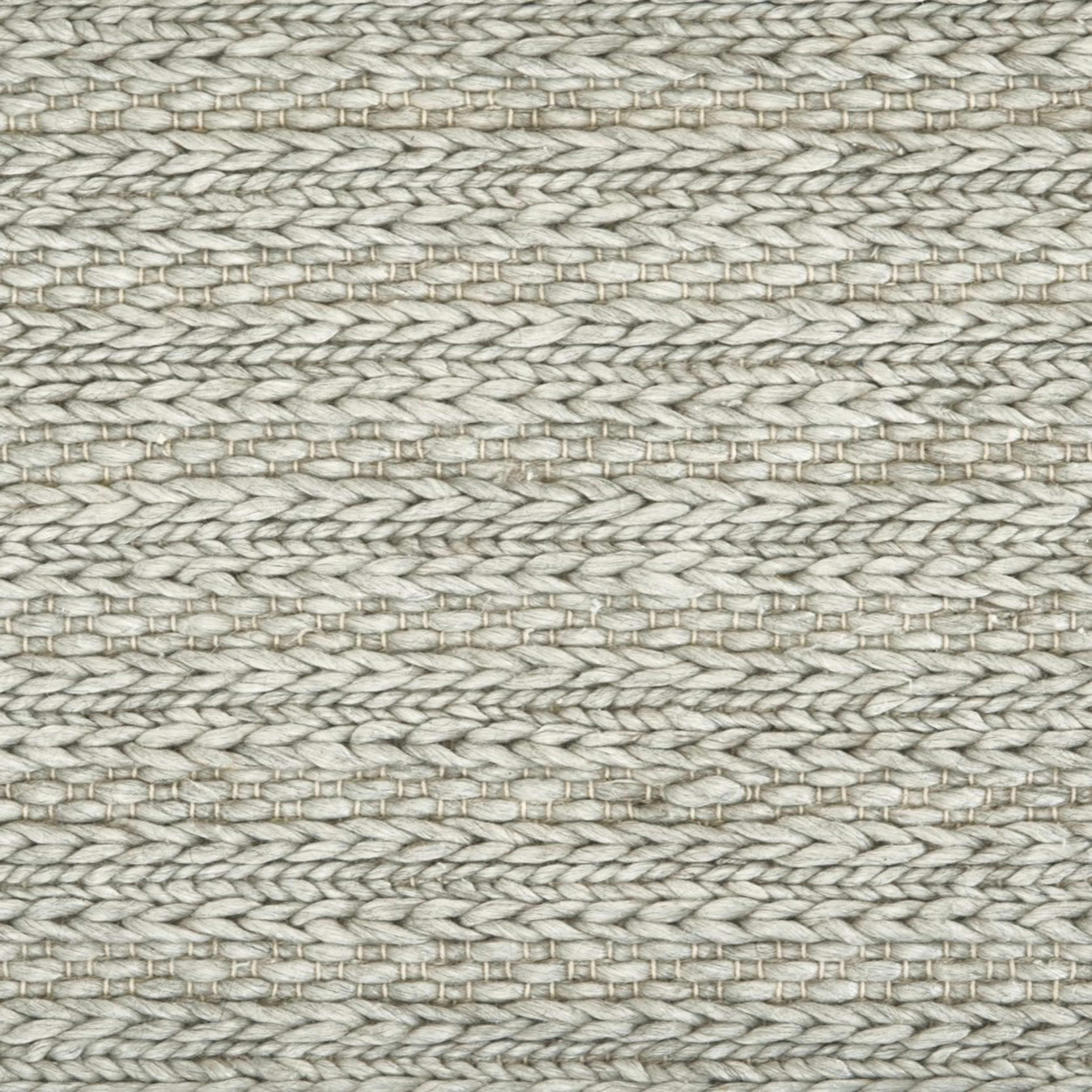 Bedford Cord - Silver in Silver Area Rugs