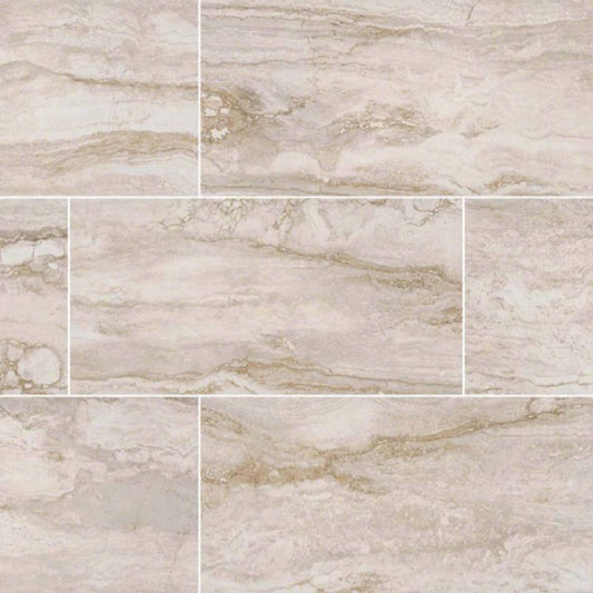 Bernini in Bianco Matte Tile