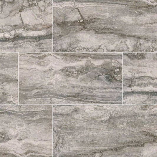 Bernini in Carbone Matte Tile