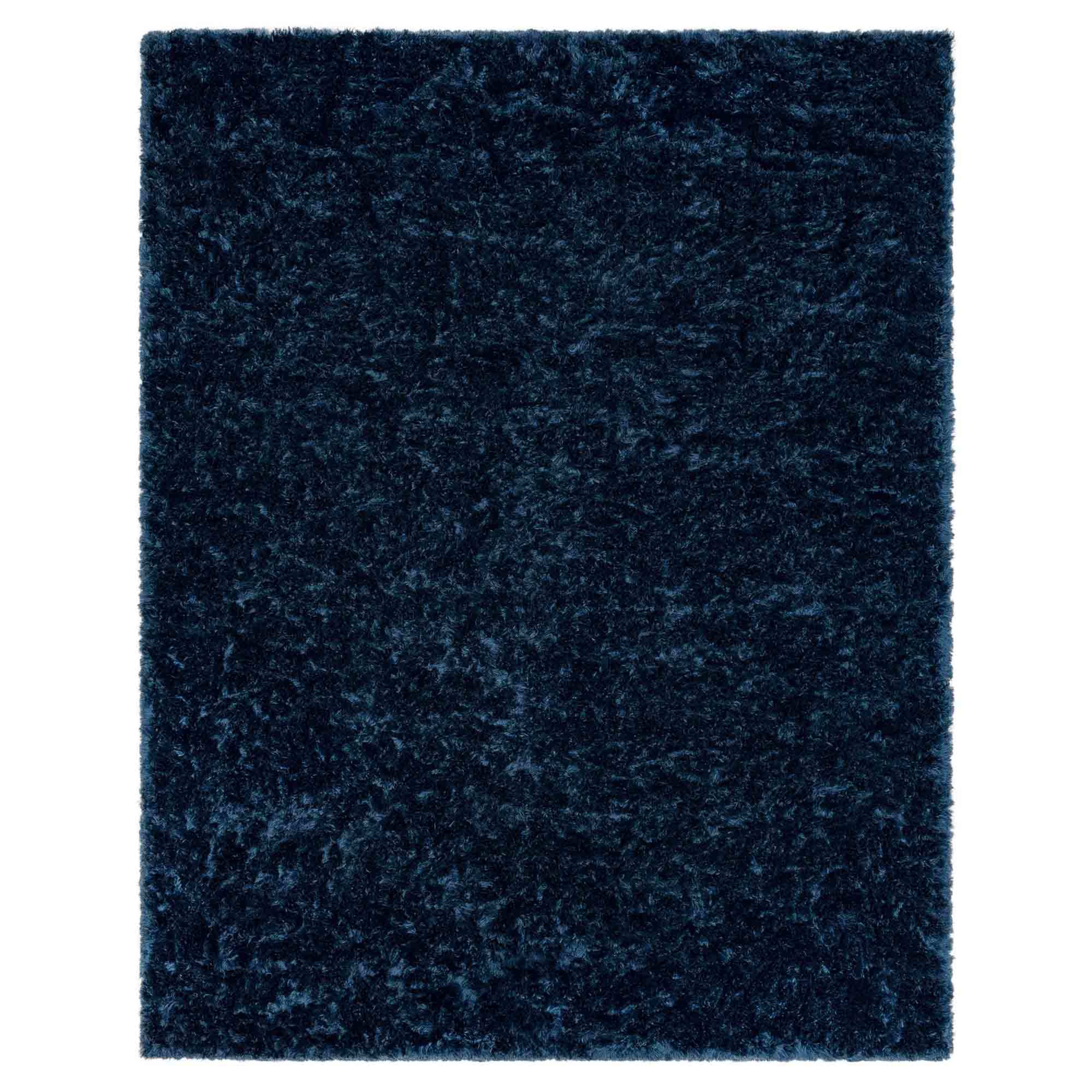 Billow Shag Blue in Blue 6'6"x9' Area Rugs