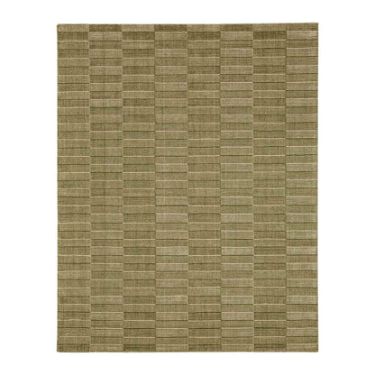 Broken Stripe Moss in Moss 8'X10' Area Rugs