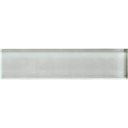 Color Appeal in Silver Cloud 2x8 Glass Tile