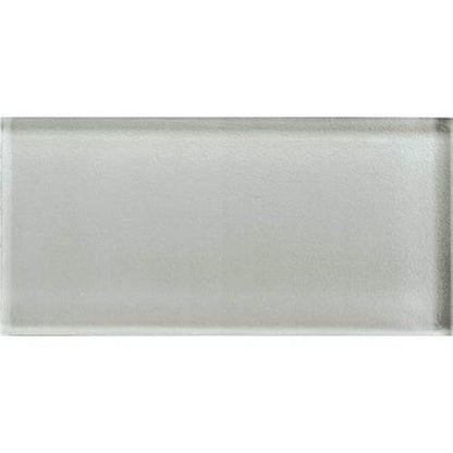 Color Appeal in Silver Cloud 3x6 Glass Tile