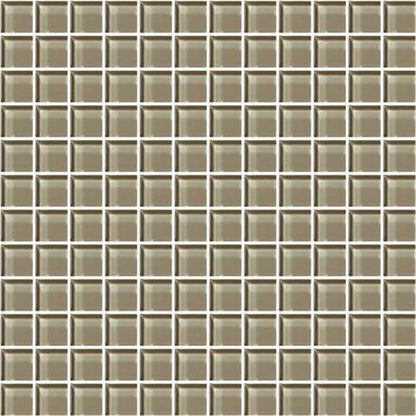 Color Appeal in Plaza Taupe 1x1 Mosaic Glass Tile