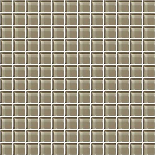Color Appeal in Plaza Taupe 1x1 Mosaic Glass Tile