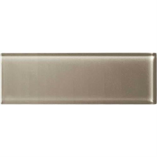 Color Appeal in Plaza Taupe 4x12 Glass Tile