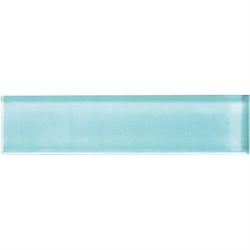 Color Appeal in Fountain Blue 2x8 Glass Tile