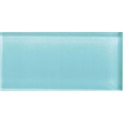 Color Appeal in Fountain Blue 3x6 Glass Tile