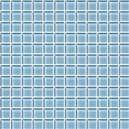 Color Appeal in Powder 1x1 Mosaic Glass Tile