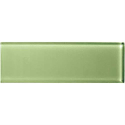 Color Appeal in Grasshopper 4x12 Glass Tile