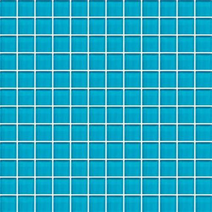 Color Appeal in Hawaiian Ocean 1x1 Mosaic Glass Tile