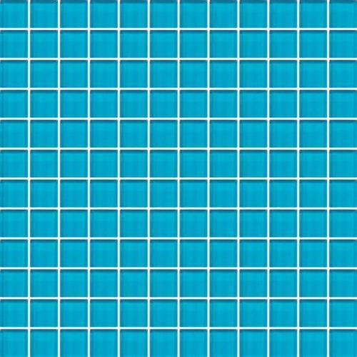 Color Appeal in Hawaiian Ocean 1x1 Mosaic Glass Tile
