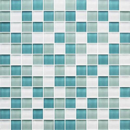 Color Appeal in Sea Pearl Blend Glass Tile