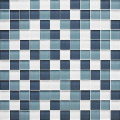 Color Appeal in Blue Moon Blend Glass Tile