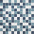 Color Appeal in Blue Moon Blend Glass Tile