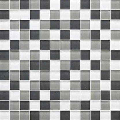 Color Appeal in Silver Spring Blend Glass Tile