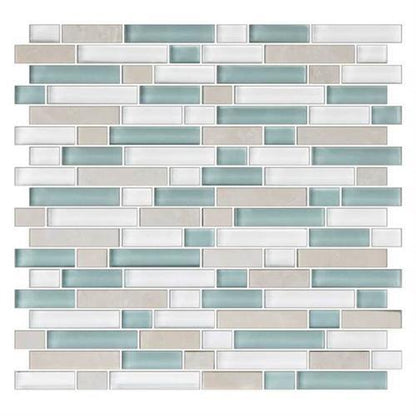 Color Appeal in Pacific Coast Blend Glass Tile
