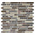 Color Appeal in Tortoise Shell Blend Glass Tile