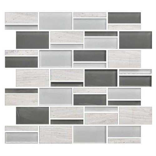 Color Appeal in Mountain Morning Blend Glass Tile