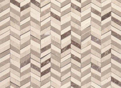 Candora in Light Bei & Brn Chevron