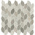 Candora in Demure Gray Linear Hexagon Natural Stone
