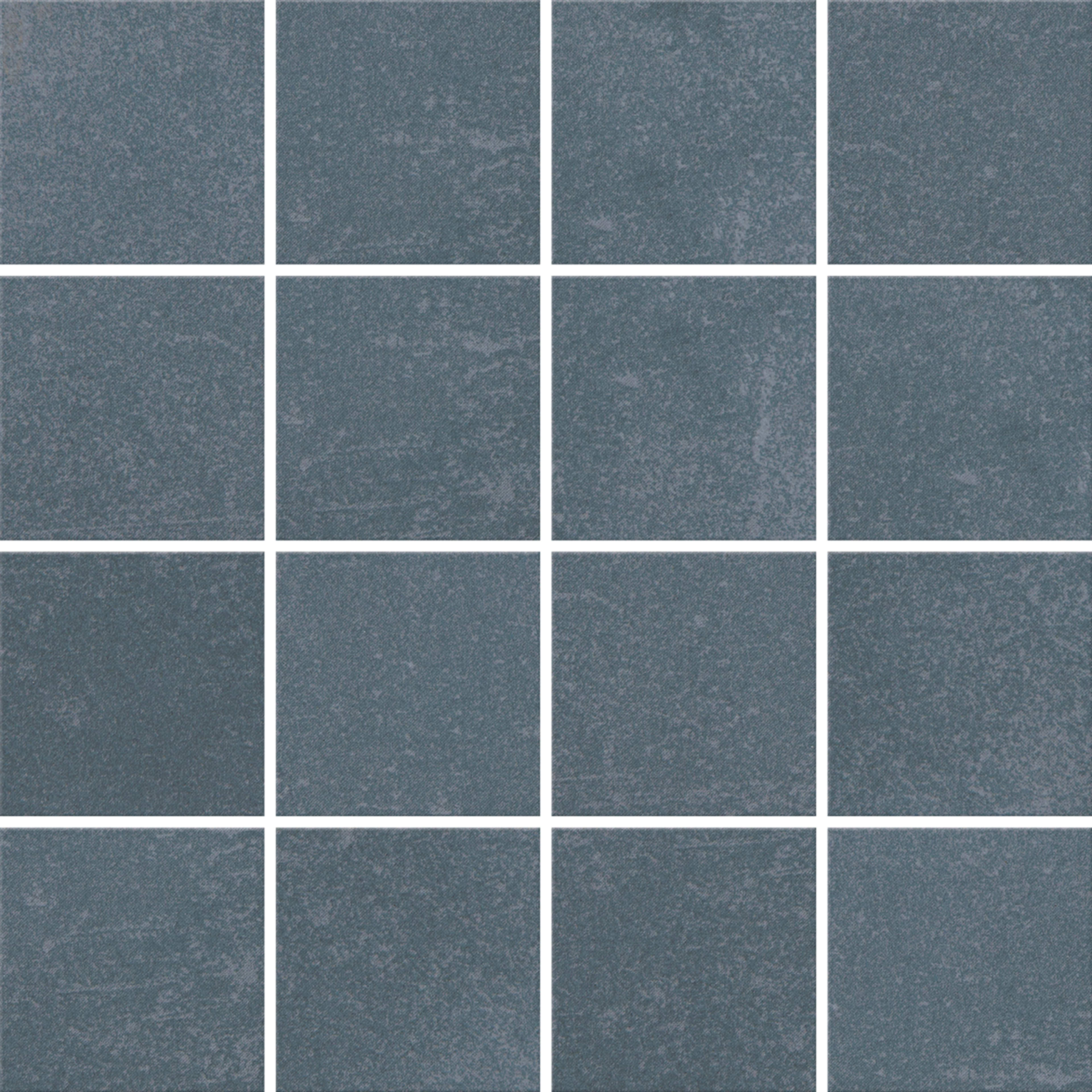 Color Blox 2.0 in Blue Suede Shoes Mosaic 3"x3" Tile