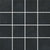 Color Blox 2.0 in Boot Black Mosaic 3"x3" Tile