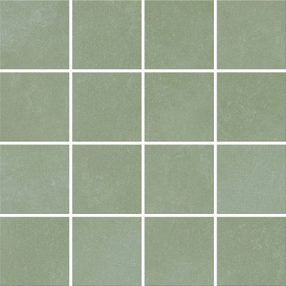 Color Blox 2.0 in Spring Sage Mosaic 3"x3" Tile