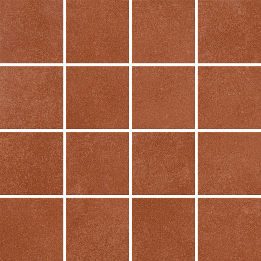 Color Blox 2.0 in Cayenne Mosaic 3"x3" Tile