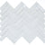 Charisma in Finesse Herringbone Glass Tile