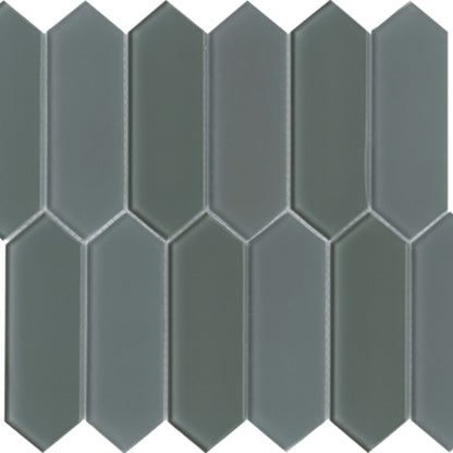 Charisma in Wise Picket Glass Tile
