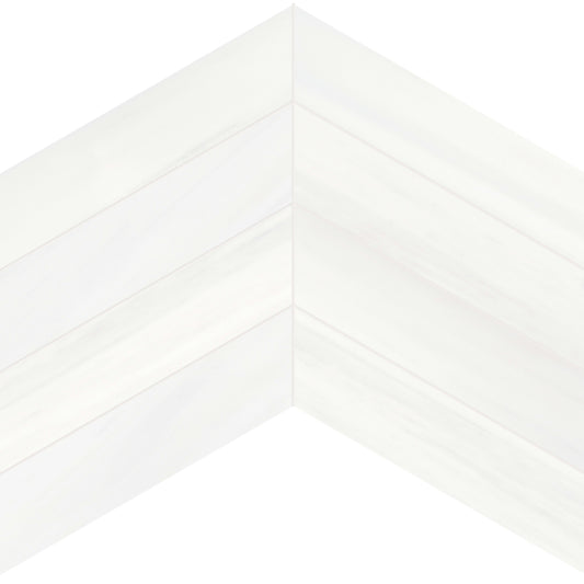 Cosmo Lumino in Chevron Mosaic Honed Natural Stone