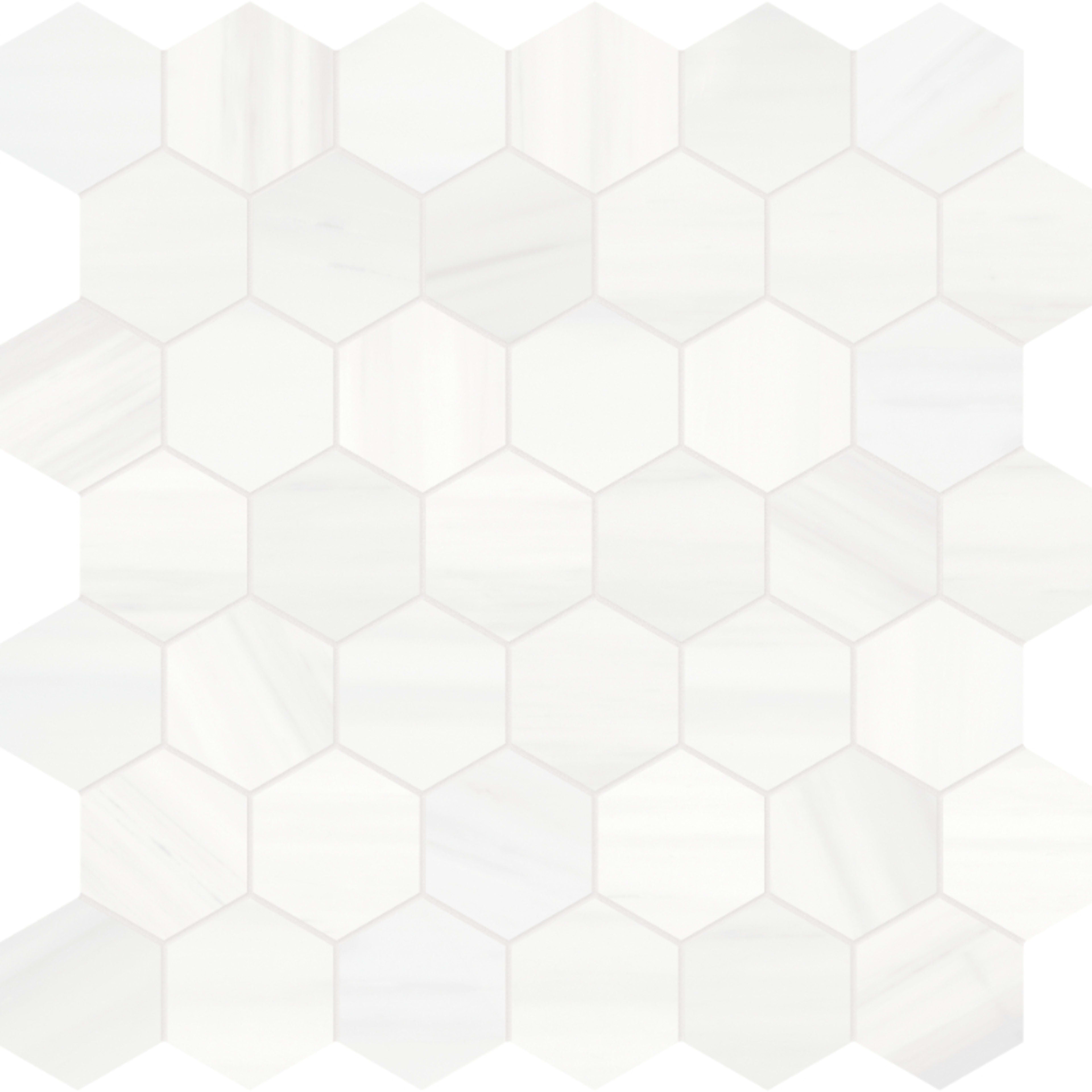 Cosmo Lumino in Hexagon Mosaic Honed Natural Stone