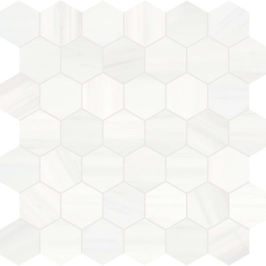 Cosmo Lumino in Hexagon Mosaic Honed Natural Stone