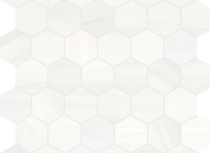 Cosmo Lumino in Hexagon Mosaic Honed
