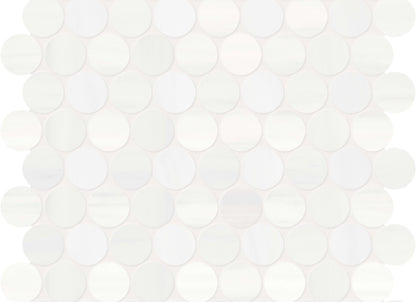 Cosmo Lumino in Penny Round Mosaic Honed