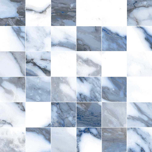 Crash in Blue Polished - Moaic Tile